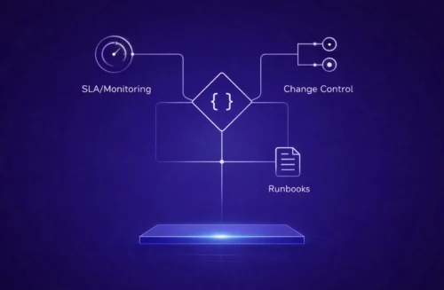 Go‑Live Is the Beginning Operating Workflow & Integration Layers with SLAs, Runbooks, and Change Control Go‑Live Is the Beginning Operating Workflow & Integration Layers with SLAs, Runbooks, and Change Control